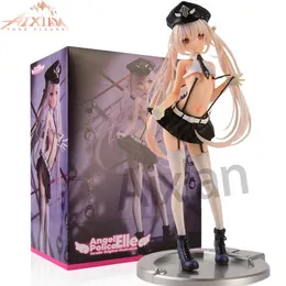 Figuras de brinquedo de ação 23cm Union Creative Anime Figura Angel Polícia sexy Girl PVC Ação Figura uniforme