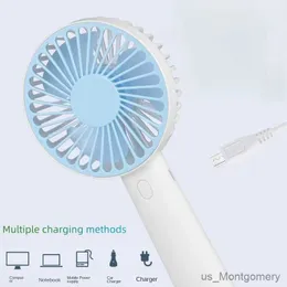 Elektrik Fanları Mini Elde Fan USB Şarj Masaüstü Küçük Fan Mobil Telefon Kollu Taşınabilir ve Basit Açık Small Fan ile