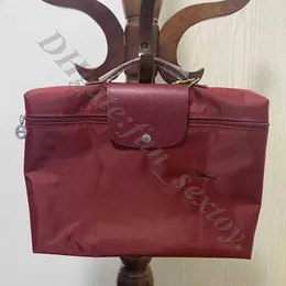 Dobrando a loja barata 90% de desconto no atacado de bolsas de bordado bordado nylon shitcase bolsa sac femme para homens e 70º documento A4 Borsa Computer 8npn