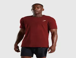 Neue Designer -Herren laufen Sport T -Shirt Fitness Fitness Bodybuilding dünner Druck T -Shirt männliche Jogging -Training Tee Tops Clothi6909718