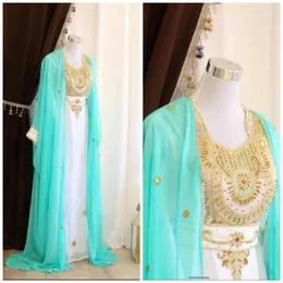 Ethnische Kleidung Sea Green 8 White Kaftans Farasha Abaya Kleid aus Dubai Marokko ist sehr stilvoll und trendy mit langem Blumen