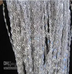 المجوهرات الباردة العثور على 100 متر نساء أزياء المجوهرات سلسلة موجة المياه 4 مم 100 ملابس تشين الفولاذ المقاوم للصدأ لسوار القلادة 2855732