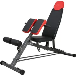 Multifunktionales FID -Gewicht Bank für volles Allinon Body Workout Hyper Back Extension Römisch -Stuhl einstellbar ab SIT Up 240416