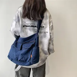 ショルダーバッグ・ポシェット [ JEANS] Origin Denim CrossBag DHgate.com:Retro Denim Crossbody Messenger Handbag: Large