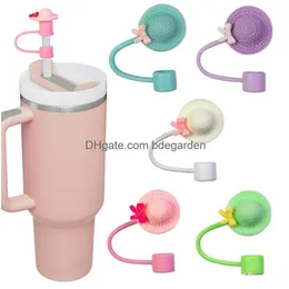 Drinkware Handle St Topper شرب الكوب إكسسوارات SLIS SILE مقاومة للأغبار للمشي كاميرا إسقاط تسليم المنزل حديقة المطبخ OTE9V