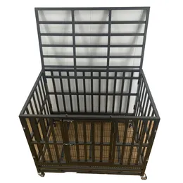 Premium Quality Iron Dog Kennels: 2-Door Outdoor Kennel