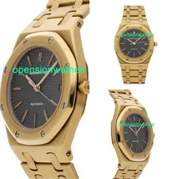 AP Luksusowe zegarek Automatyczny zegarek Audemar Pigue Royal Oak Automatique 34 mm lub Jaune Homme Branslet Montre 4100BA FNYF