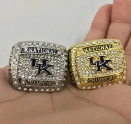 2012 University of Kentucky Wildcats National Ring Set Souvenir Fan Men Gift hela droppen 2973584