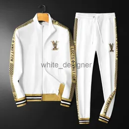 Designer Tracksuits Männer Luxus Sweatsuit Herren Freizeitsport -Set Frühling und Herbst Neue Stickerei Trend vielseitiger Freizeit -Gelegenheits -Herren -Zwei -Stück -Set zweiteiligen Sets