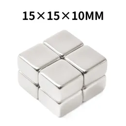 Driver rektangulär magnet 15x15x10mm block stark magnetisk neodym 15 * 15 * 10 mm kraftfull riktningsmagnet för det dagliga livet DIY