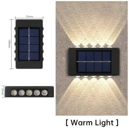 Lampade a muro con alimentazione solare 8/10/12/16 LAMPARE ILLUMINATO LUCCHINA LUMINUNO DEORIZZAZIONE DELLA CASA LED LED LEGGIO IN MAGLIO