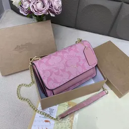 Ny trendig PU Diamond Chain Bag High-klassens känsla av ljus lyxmode All axelväska crossbody väsktillverkare Direktförsäljning