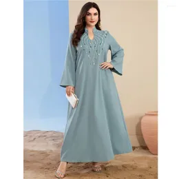 Etnik Giyim Ramazan Diamonds Abayas Kadınlar İçin Müslüman Gece Elbise Fas Kaftan Eid Mübarek Jalabiya İslam Robe Dubai Abaya Kaftan