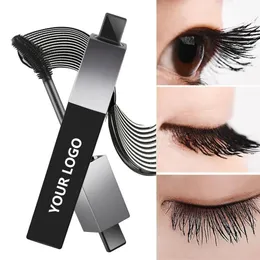 Private Label Mascara Black Box Quadratrohr kann eine dicke Verlängerung wasserdichte Mascara Custom Sexy Eye Make -up Bulk beugen