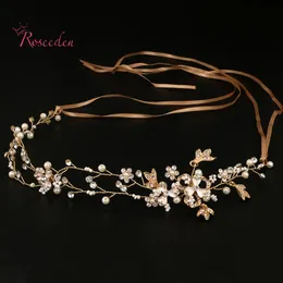 Acessórios para cabelos nupciais feitos à mão New Tiara Head Piece Crystal Head Mulheres Girls Rhinestone Pageant Tiaras and Crowns Re682 Y276663550