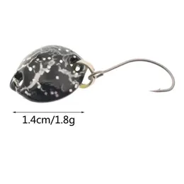 2024 NEW NEW 1Pcs Multicolor 1.4cm 1.8g Mini Spoon lure Hard Bait Spinnerbait Isca Artificial Pesca Wobblers Fly Fishing Tackle2. Fishing