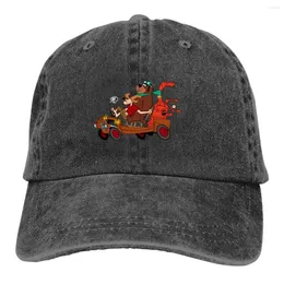 Caps de bola Cartoon Baseball Pico de capitão de boné Sun Shade Cowboy Hats for Men Trucker Pai Hat Dad
