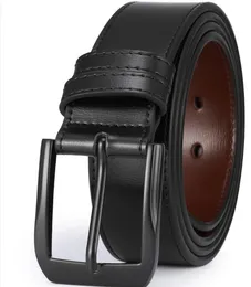 Belts Men's Belt Men Male Genuine Leather Strap Luxury Alloy Pin Buckle Casual Men's Belt for Jeans Cummerbunds Ceinture Homme98798