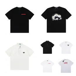 Herrendesigner T-Shirt Man Polo T-Shirt Frauen Hemden Baumwolle T-Shirts Einfacher schwarzer kurzärärer Baumwoll-Luxus-T-Shirt mit modischen Buchstaben Print Top Männerkleidung Denim Denim