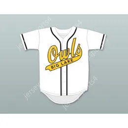 Hunter Custom Hunter Morris 2 Big Lake Owls Away Baseball Jersey The Rookie Qualsiasi nome Nome Numero Top Cucite S-6XL