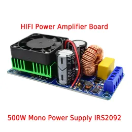 Amplifikatör Breeze Hifi Power IRS2092 500W Mono Kanal Dijital Güç Amplifikatörü Kart Sınıf D Aşamalı Güç Amplifikatör Kartı