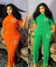 2 Piece Women Set Dashiki African Clothes Summer Autumn Fashion Short Sleeve Top And Pants Suit Party Lady Matching Sets 240423