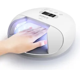 Sun7 Nail Lamp 48W Dryer Ligh для гелевого лака перезаряжается быстро сухая сухая машина для ногтей уникальный дизайн 5400762