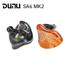 Earphones DUNU SA6 MK2 Earphone 6 Balance Armature Drivers inear Earbuds 2 Tuning Switch headphones