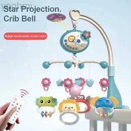 Happiles# Baby Remote Control Bed Bell يمكن أن يكون ثابتًا 360 درجة كرتون متنازل مع قلادة مع مربع الموسيقى الترفيه D240426