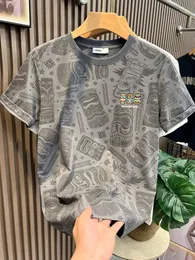 Toppar tryck rock grafisk mens t-shirt motorcykel katoen manliga tees skjortor broderi hajuku kort kvart ärm kpop trendyol 240425