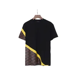 남자 패션 여름 티셔츠 디자이너 럭셔리 브랜드 캐주얼 알파벳 티셔츠 셔츠 남자 스트리트웨어 승무원 넥 티셔츠 #P46