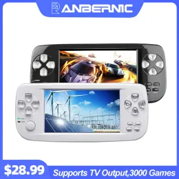 Spieler Anbernic Pap kiii Handheld Game Console 4.3 Zoll Bildschirm 64bit tragbarer Retro Video Game Player Unterstützung TV Output 3000 Games Gift