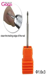 1pc Nails Nuticle Clean Bit 332 Schaft für elektrische Maniküre Pediküre Bohrmaschine Nagel Salon Carbid Drehbohrdatei 9900139