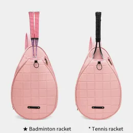 Bolsas esportes ao ar livre de grande capacidade um ombro diagonal straddle saco de tênis saco de raquete de raça oxford maconha de badminton à prova d'água