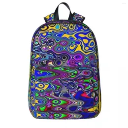 Backpack Drops Fashion Student School Bag Laptop Rucksack Travel Large Capacity Bookbag