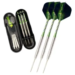 Darts Professional 23 Grams 90% Tungsten Steel Tip Darts Aluminium Shafts with Storage for Case Set Outdoor Indoor Game Drop Shipping