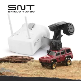 Cars SNT Y60 3005 1:64 Patro OffRoad Micro FPV Car with Goggles 4WD RC Car Simulation Drift Climbing Truck Remote Control Car
