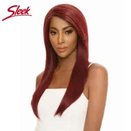 Парики гладкие бразильские кружевную переднюю часть человеческие парики волосы прямо коричневый цвет 4# выделение F2/33 F4/30 Red 99J парик Remy Human Hair Wigs