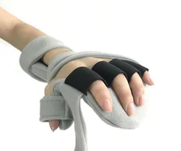 Corretor de dedo fixo Fratura funcional Reabilitação Mão de pulso imobilizador Ajustável Corretor de repouso Cinza fixo9796801
