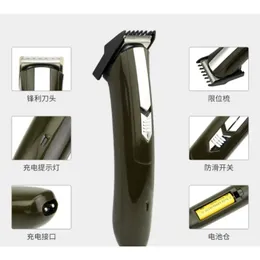 USB Rechargeable Electric Push-scissors Electric Hair Clipper Set and Black Hair Cloth-shears Combination