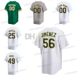 Maglie da baseball personalizzate di atletica Orant Brent Rooker Dany Jimenez Rickey Henderson Home Away Jersey Men Women Youth S-3xl