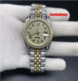 36 مم men039s ساعة ميكانيكية أوتوماتيكية Bigold Diamond Stains Steel Wrist Watch Arabian Scale Fashion Boutique Men0397897240