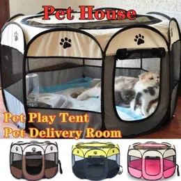 D79t Carrier Casches Case Case portatili per la tenda da pet Casa ottagonale Shelter Usa Outdoor Facile da gestire CATTO CAGE DI CANCO DI CANI CATTO 240426