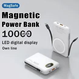 Equipaggiamento da 10000 mAh Magnetic Power Bank 66W Batteria esterna di ricarica rapida per iPhone14 Xiaomi propria display digitale PowerBank PoverBank