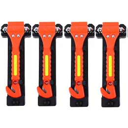 Hammer Car Emergency Escape Window Breaker and Seat Belt Cutter Hammer with Light Reflective Tape,Life Saving Survival Kit