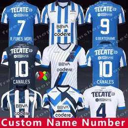Liga MX 23 24 Camiseta Monterrey Sergio Canales Jesus Corona Luis Romo Victor Guzman Berterame tedesco Meza Rogelio Funes Mori Soccer Maglie Kit di calcio per bambini