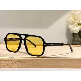Tom Fords Óculos de sol Designer Óculos de sol James Brand Luxury Bond Tom Sunglasses Men Mulheres Trend Sun Glasses Super Star Celebrity Driving Sunglass para mulheres 1360