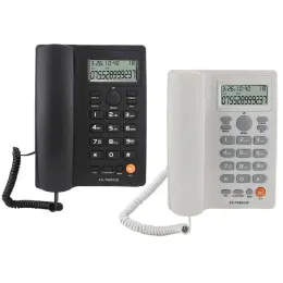 Zubehör Home Festnetz Telefonanrufer -ID Telefon Desktop Kabel verdrahtet festgelegtes Telefon Handsfree Ruf Haustelefone für Hotelbüro Home