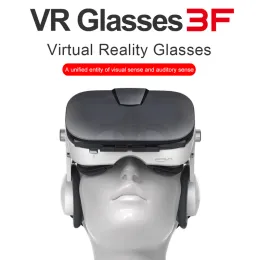 Gözlük fiit vr 3f sanal gerçeklik gözlükleri 3D kulaklık google google karton kask gözlükleri Casque 3 D 4,06.4 inç telefon akıllı telefon