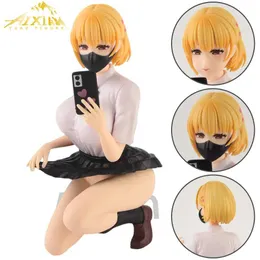 Action Toy Figures 13CM Lovely Anime Lechery Figure Yuanzi Mask Selfie Beautiful Girl Sexy Girl PVC Action Figure Collectible Model Toys Kid Gift Y240425KUZW